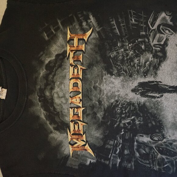 2011 Anvil Knitwear Megadeth Th1rt3en (Thirteen) Men's Small T-Shirt RN# 38169 - Picture 13 of 16
